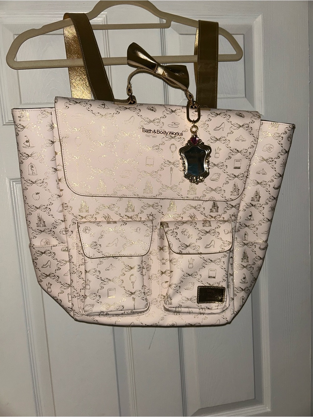 BNWOT Bath & Body Works Disney Tote with Gold Accents